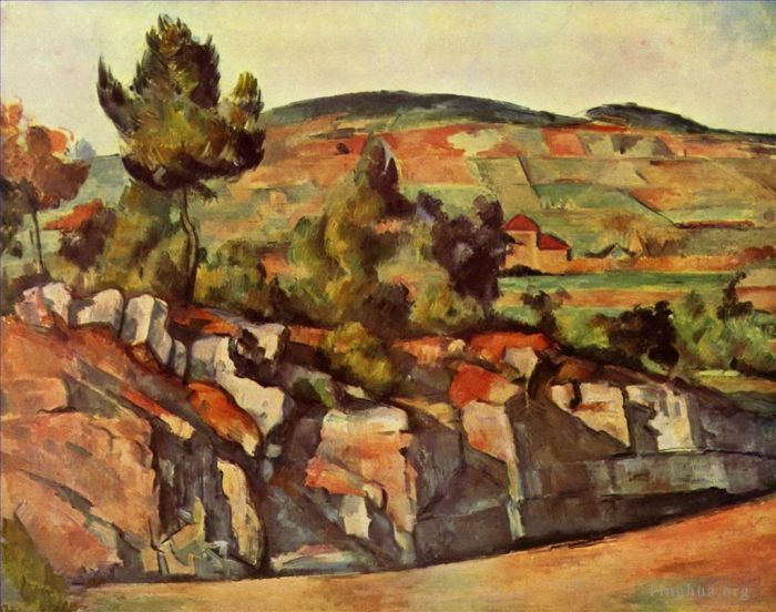 Paul Cezanne Ölgemälde - Berge in der Provence