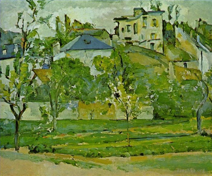 Paul Cezanne Ölgemälde - Obstgarten in Pontoise