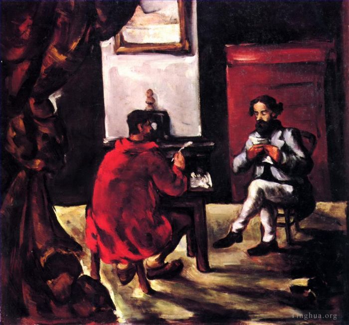 Paul Cezanne Ölgemälde - Paul Alexis Lesung im Zola House
