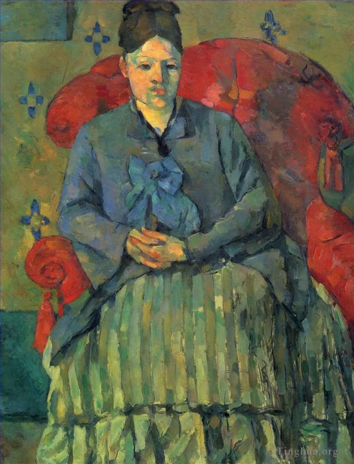 Paul Cezanne Ölgemälde - Porträt von Madame Cezanne 3