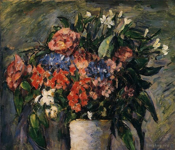 Paul Cezanne Ölgemälde - Blumentopf