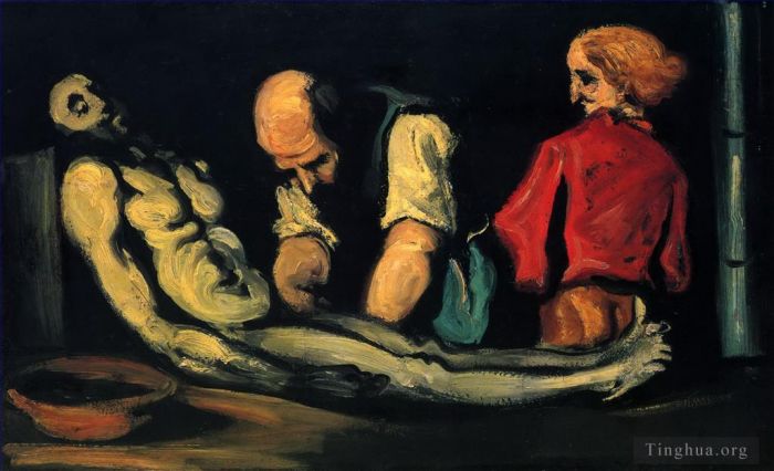 Paul Cezanne Ölgemälde - Vorbereitung auf die Beerdigung