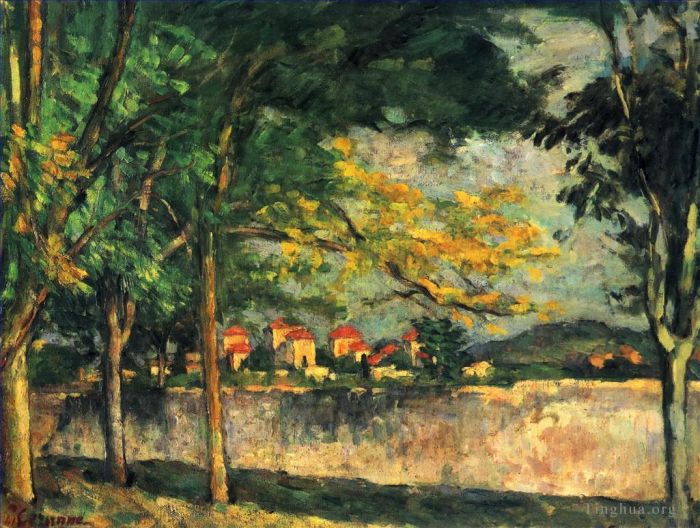 Paul Cezanne Ölgemälde - Straße