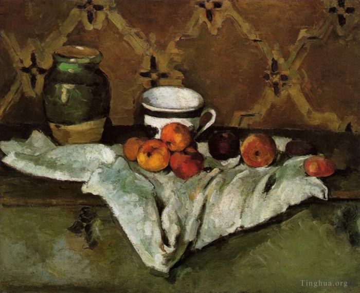 Paul Cezanne Ölgemälde - Stillleben 1877