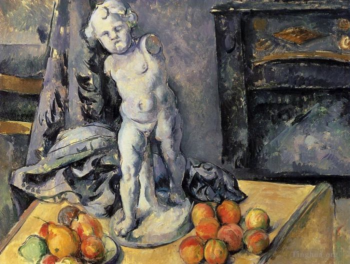 Paul Cezanne Ölgemälde - Stillleben mit Amor aus Gips 2