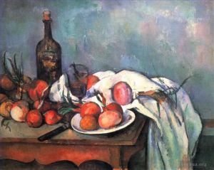Paul Cezanne Werk - Stillleben mit roten Zwiebeln