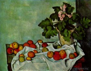 Paul Cezanne Werk - Stillleben mit Fruchtgeranienbestand
