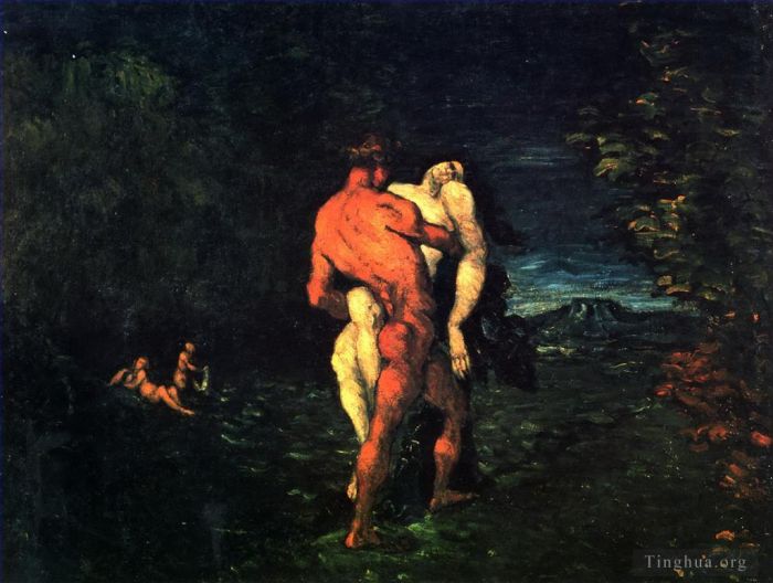 Paul Cezanne Ölgemälde - Die Entführung