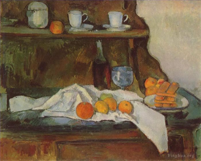 Paul Cezanne Ölgemälde - Das Buffet
