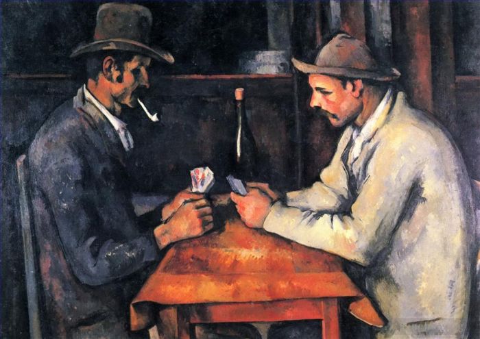 Paul Cezanne Ölgemälde - Die Kartenspieler 2