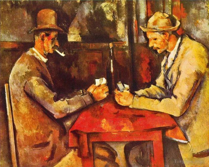 Paul Cezanne Ölgemälde - Die Kartenspieler