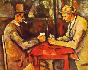 Paul Cezanne Werk - Die Kartenspieler