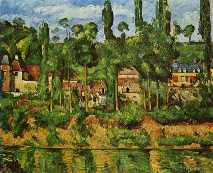 Paul Cezanne Ölgemälde - Das Chateau de Medan