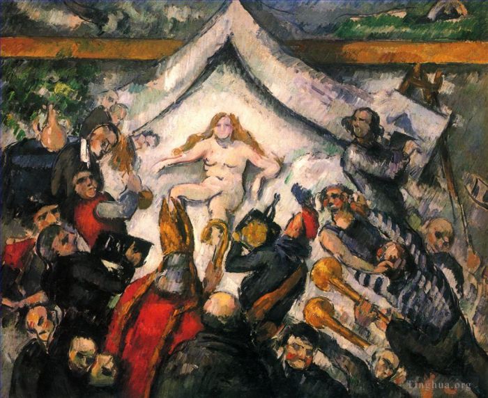 Paul Cezanne Ölgemälde - Die ewige Frau