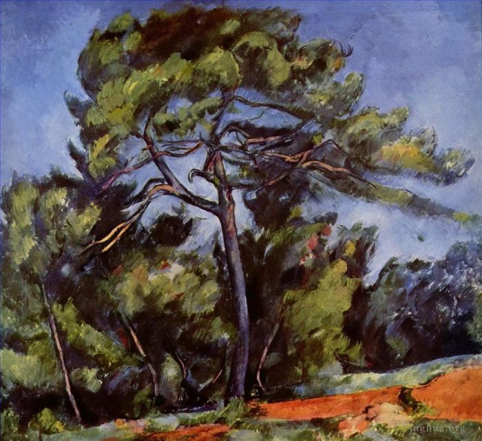 Paul Cezanne Ölgemälde - Die Große Kiefer