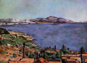 Paul Cezanne Werk - Der Golf von Marseille von LEstaque aus gesehen