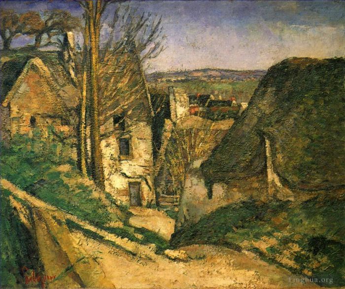 Paul Cezanne Ölgemälde - Das Haus der Gehenkten in Auvers
