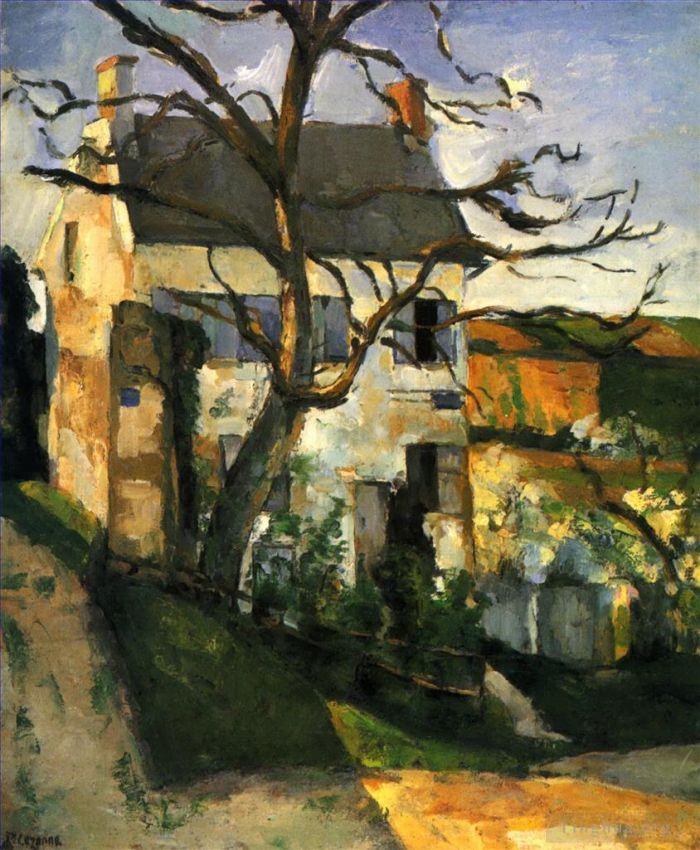 Paul Cezanne Ölgemälde - Das Haus und der Baum