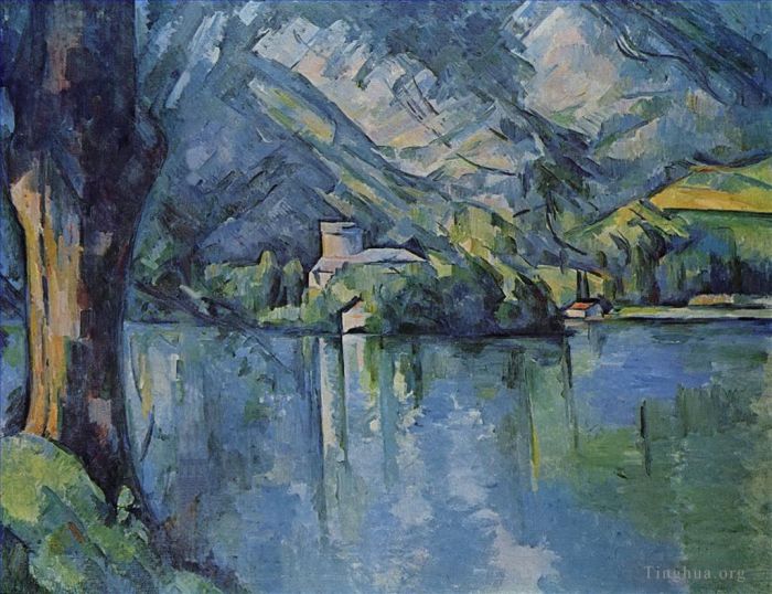 Paul Cezanne Ölgemälde - Der Lacd Annecy