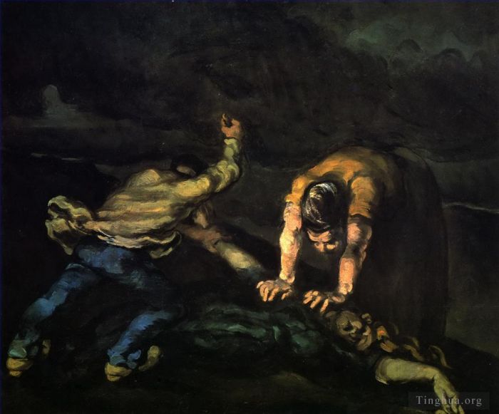 Paul Cezanne Ölgemälde - Der Mord
