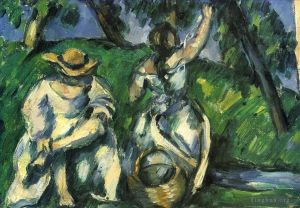 Paul Cezanne Werk - Die Obstpflückerin