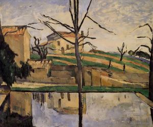 Paul Cezanne Werk - Der Pool im Jas de Bouffan