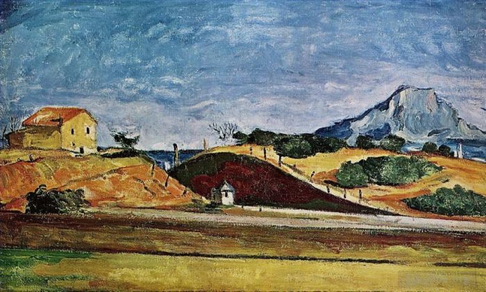 Paul Cezanne Ölgemälde - Der Eisenbahnschnitt