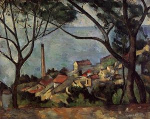 Paul Cezanne Werk - Das Meer bei l Estaque