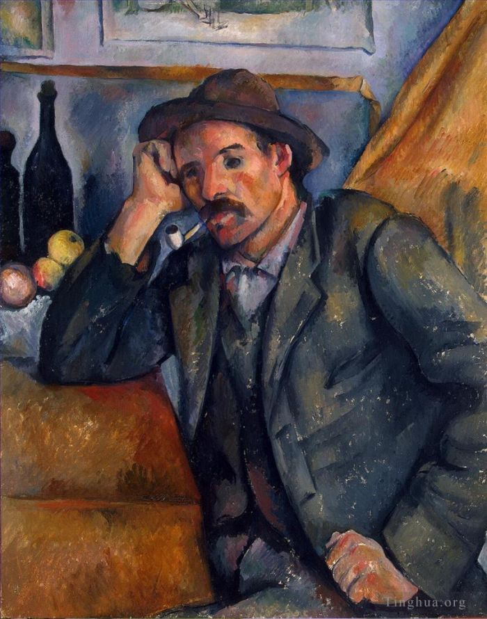 Paul Cezanne Ölgemälde - Der Raucher