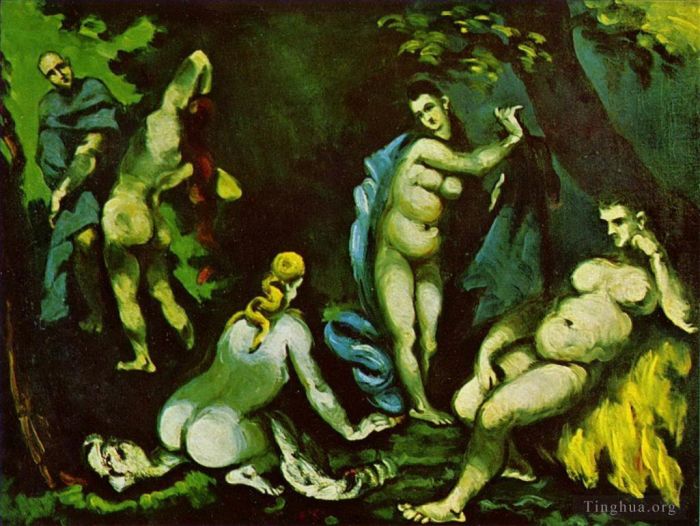 Paul Cezanne Ölgemälde - Die Versuchung des Heiligen Antonius 2