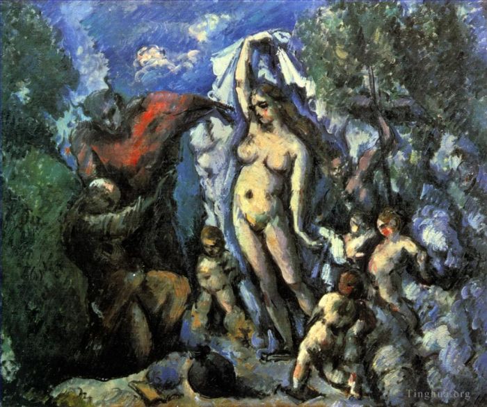 Paul Cezanne Ölgemälde - Die Versuchung des Heiligen Antonius