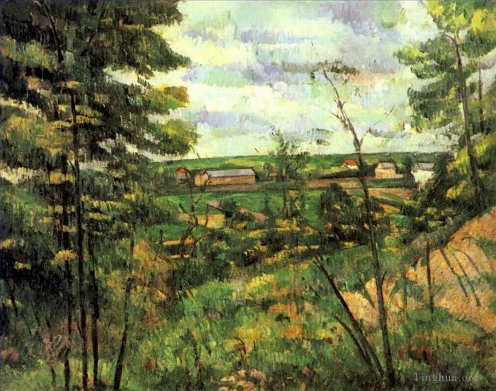 Paul Cezanne Ölgemälde - Das Tal der Oise