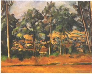 Paul Cezanne Werk - Dorf in der Provence
