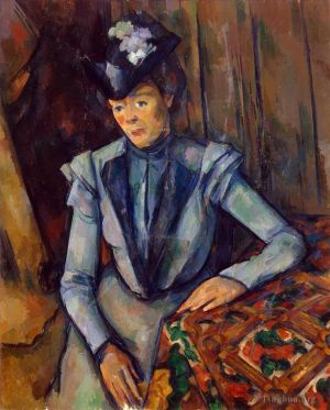 Paul Cezanne Werk - Frau in Blau Madame Cezanne