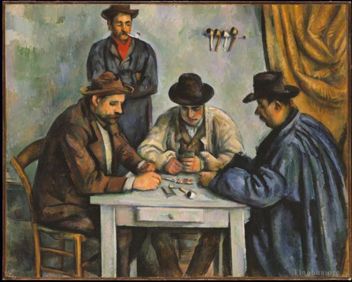 Paul Cezanne Ölgemälde - Die Kartenspieler 1893
