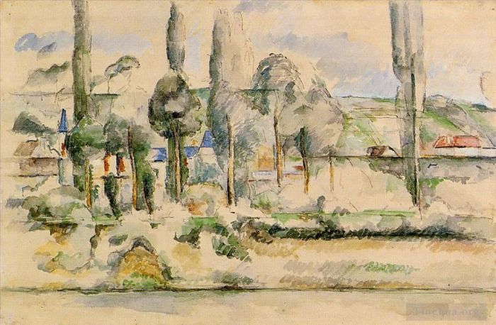 Paul Cezanne Andere Malerei - Schloss Madan