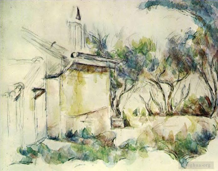 Paul Cezanne Andere Malerei - Jourdans Cottage