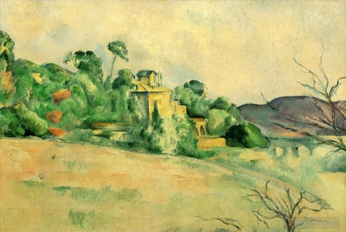 Paul Cezanne Andere Malerei - Landschaft am Mittag