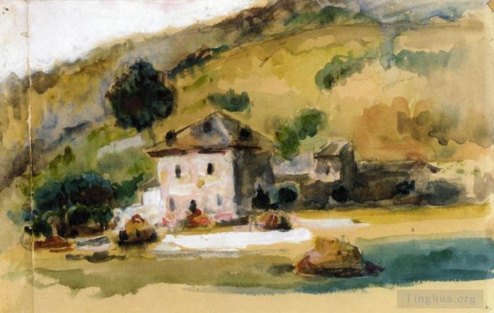 Paul Cezanne Andere Malerei - In der Nähe von Aix-en-Provence