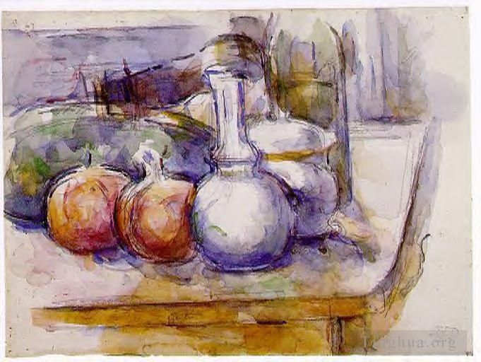 Paul Cezanne Andere Malerei - Stillleben mit Karaffe