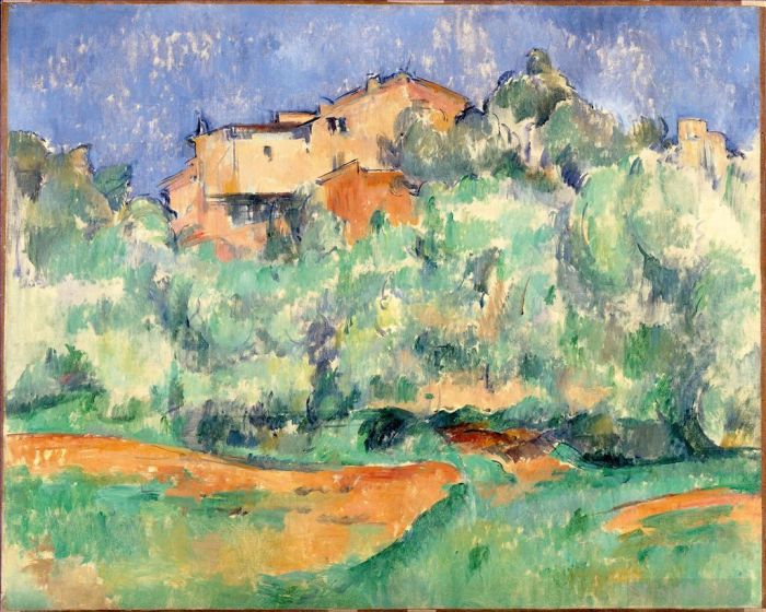 Paul Cezanne Andere Malerei - Der Bauernhof von Bellevue 2