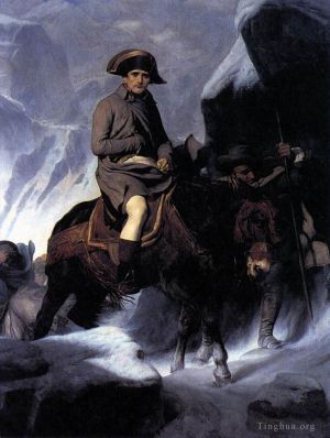 Paul Delaroche Werk - Bonaparte überquert die Alpen