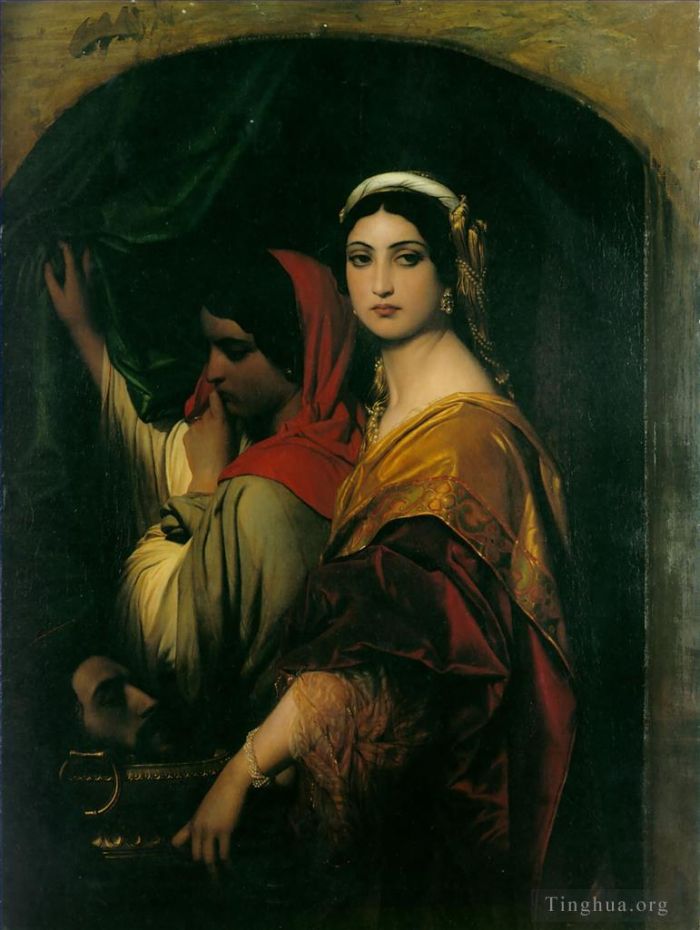 Paul Delaroche Ölgemälde - Herodias 1843
