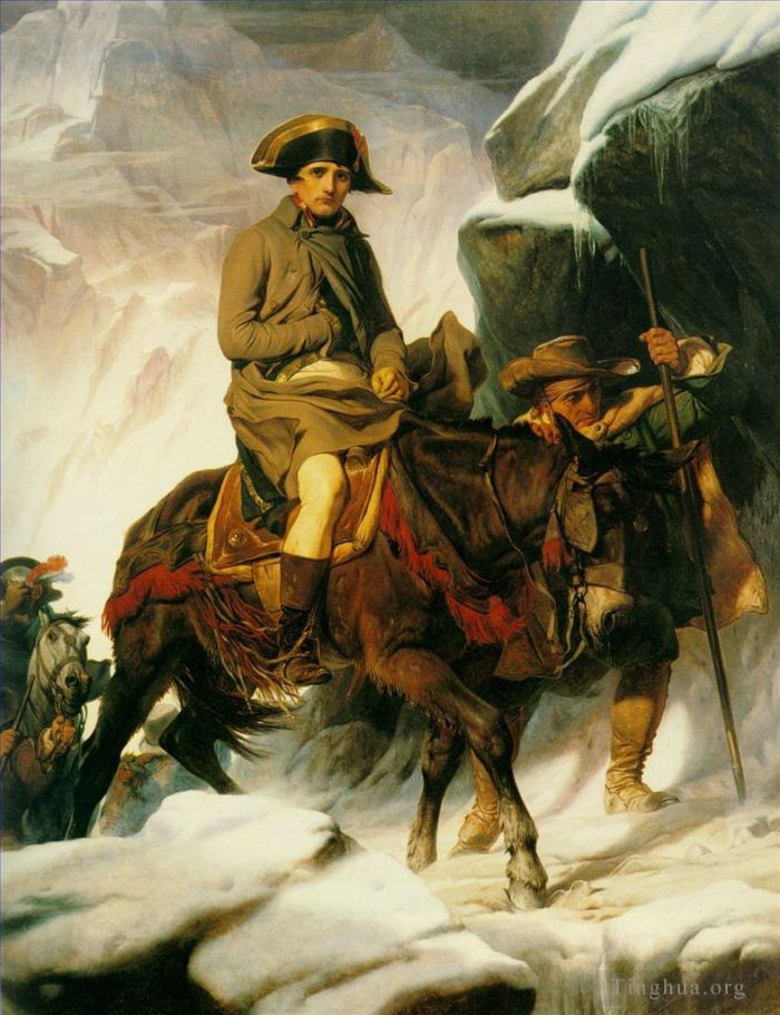 Paul Delaroche Ölgemälde - Napoleon überquert die Alpen 1850