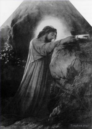 Paul Delaroche Werk - Christus am Ölberg 185lebensgroß Hippolyte Delaroche