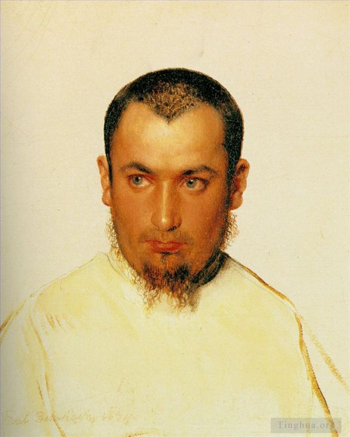 Paul Delaroche Andere Malerei - Kopf eines kamoldinischen Mönchs 183Hippolyte Delaroche