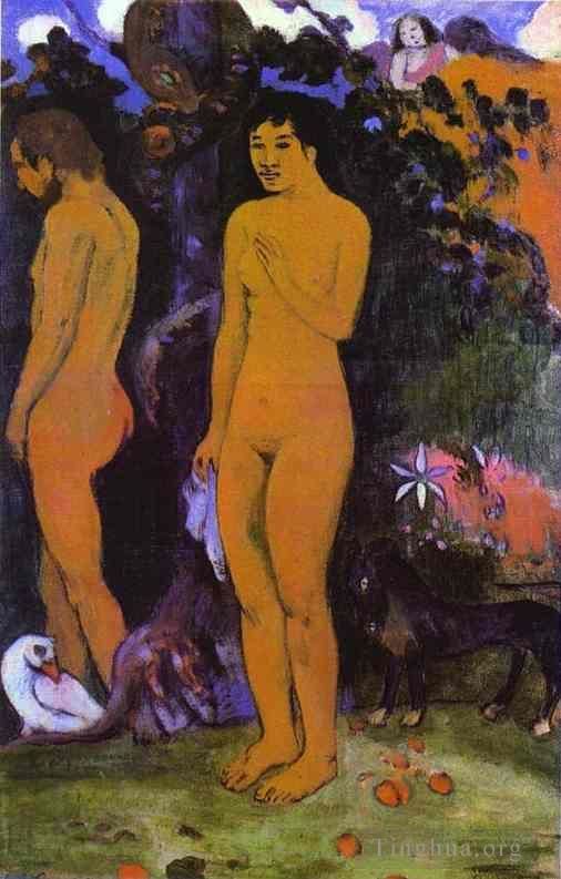 Paul Gauguin Ölgemälde - Adam und Eva