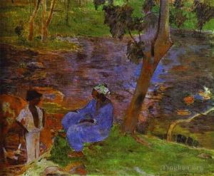 Paul Gauguin Werk - Am Teich