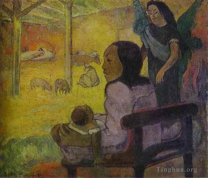 Paul Gauguin Ölgemälde - Baby Die Krippe