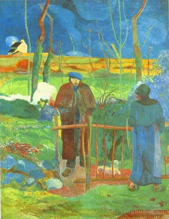 Paul Gauguin Ölgemälde - Bonjour Monsieur Gauguin